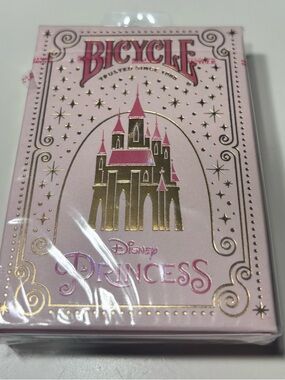 New Bicycle Disney Princess Pink & Gold Playing Cards